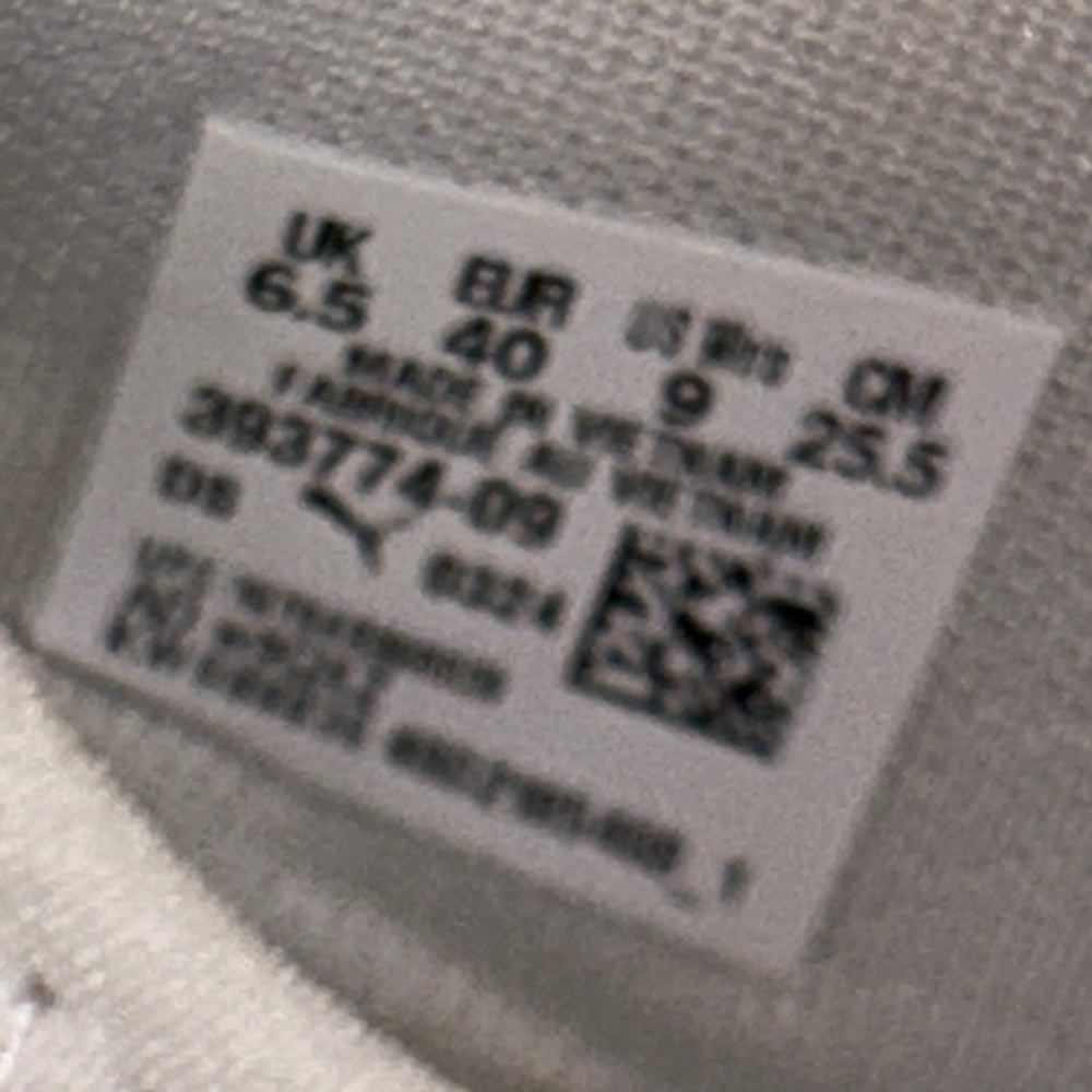 Puma Women’s White and Rose Gold Web Knit Soft Foam Slip On Sneakers - Picture 7 of 11